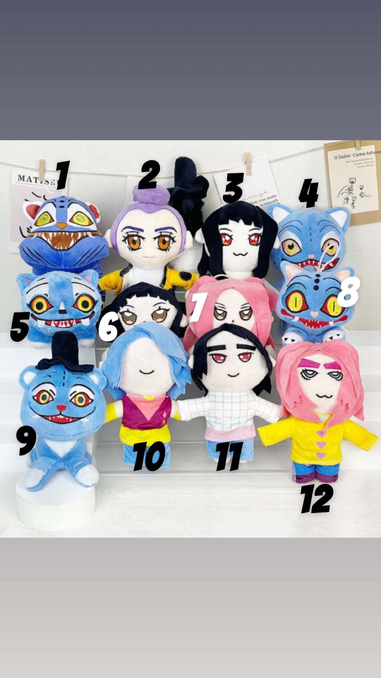 K pop demon hunter plus dolls