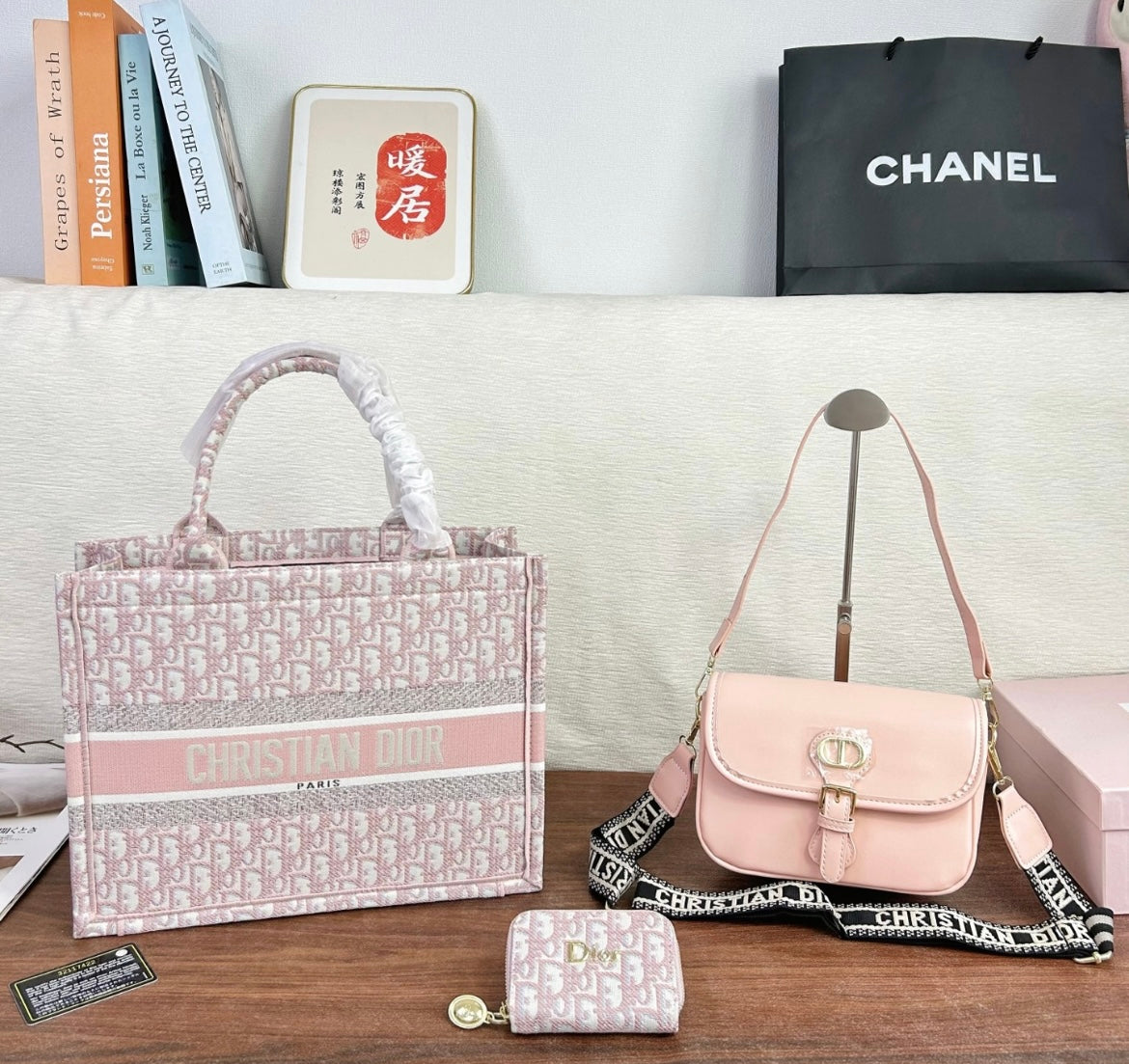 Pink Christian Dior set