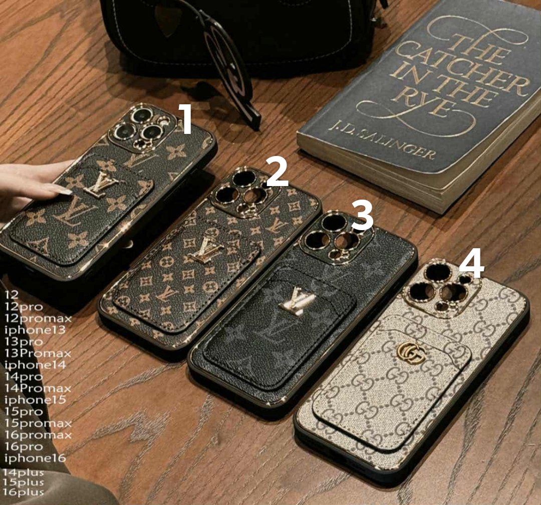 IPhone LV/ GG cases w/cardholder