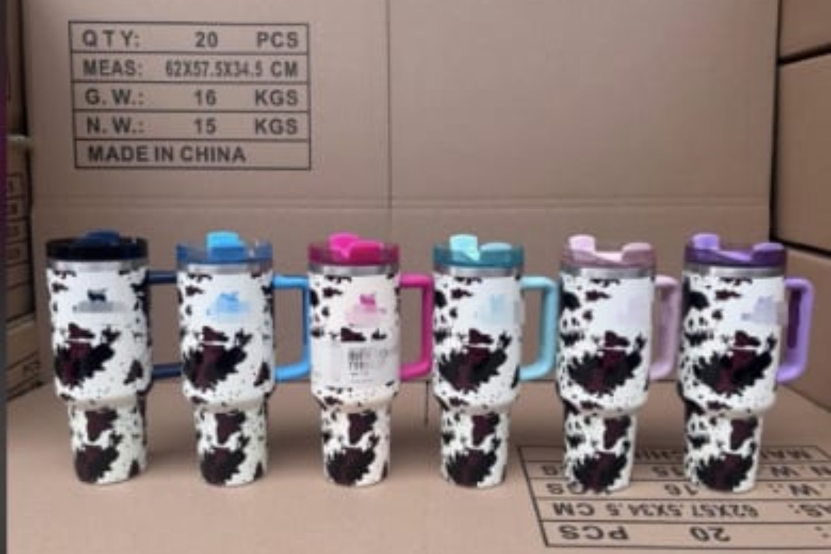 Cow print stanley