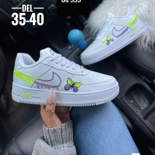 Womens Purple & Green Nike
