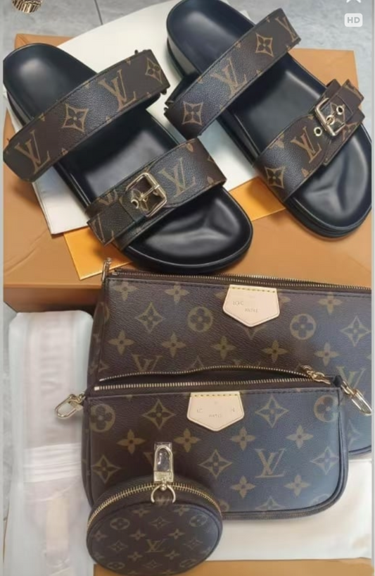 Lv purse & sandals