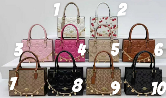 Coach tote with chain