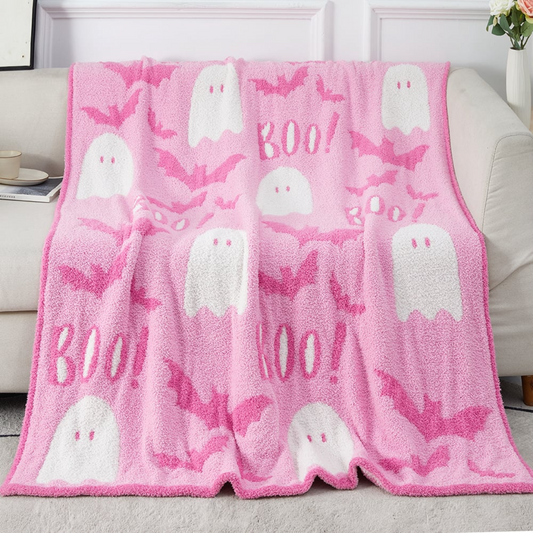 Light pink ghost blanket