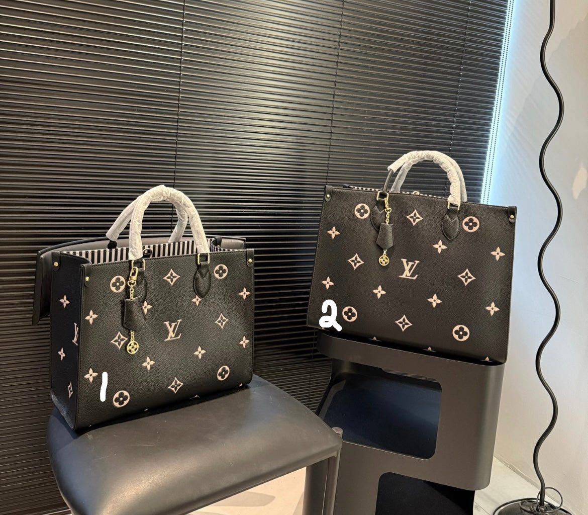 Black Lv tote