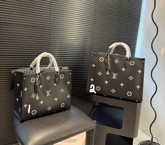 Black Lv tote