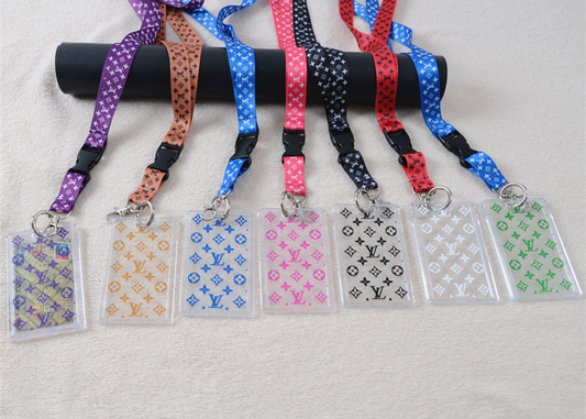 Landyard with badge holder