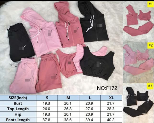 Women 3pc nike sets