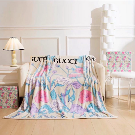 White Gucci Throw