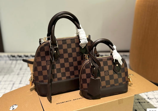 Big Dark brown Lv purse
