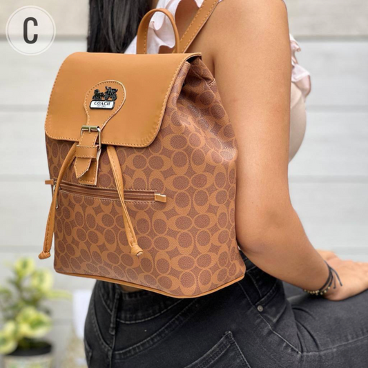 Brown Coach backpack