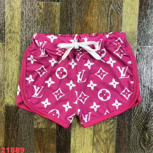 Kids Pink Lv shorts