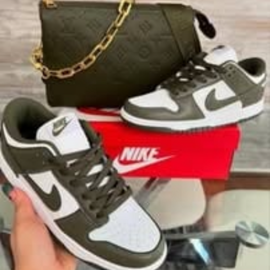 Green Nike & Lv set