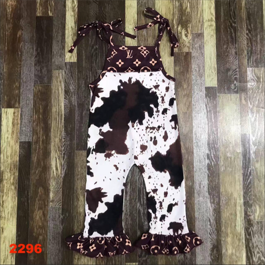 Lv cowprint romper