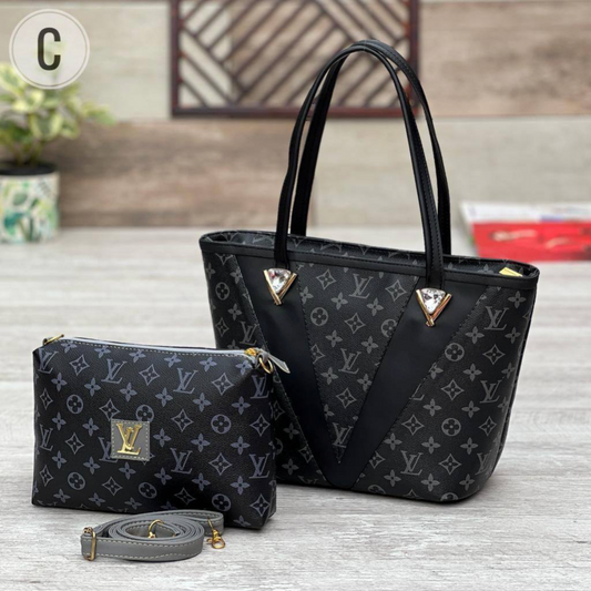 Black Lv Tote