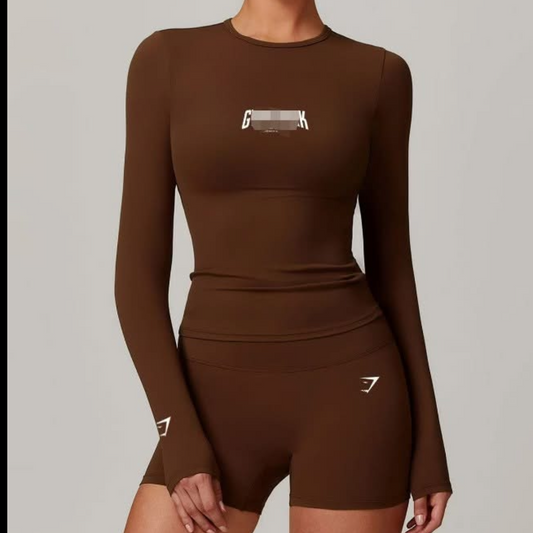 Brown Gym shark set
