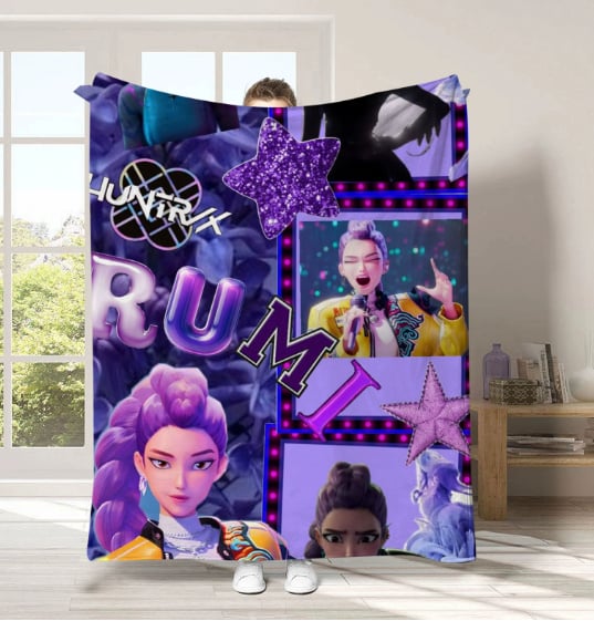 K pop demon hunter blankets