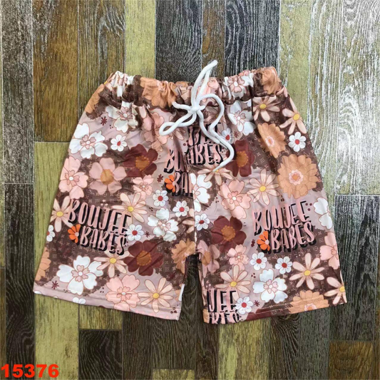 Kids Boujee Babe shorts