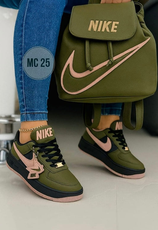 Green & Pink nike set