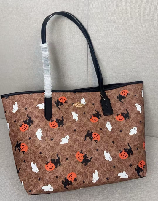 Halloween x Coach city tote