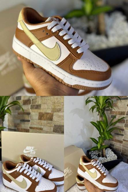 Mens Brown/beige/white