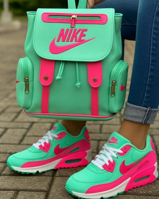 Green & Pink Nike set