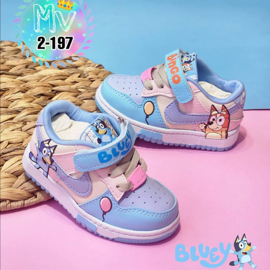 Kids Bluey Pink & blue shoes