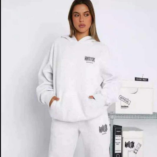 White white fox set