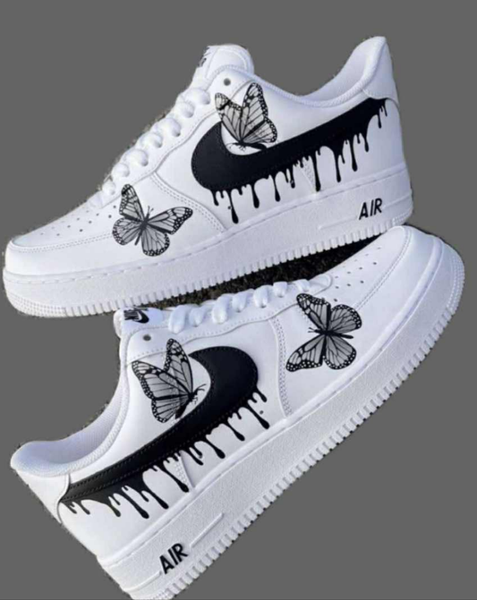 Womens butterfly black drip nike