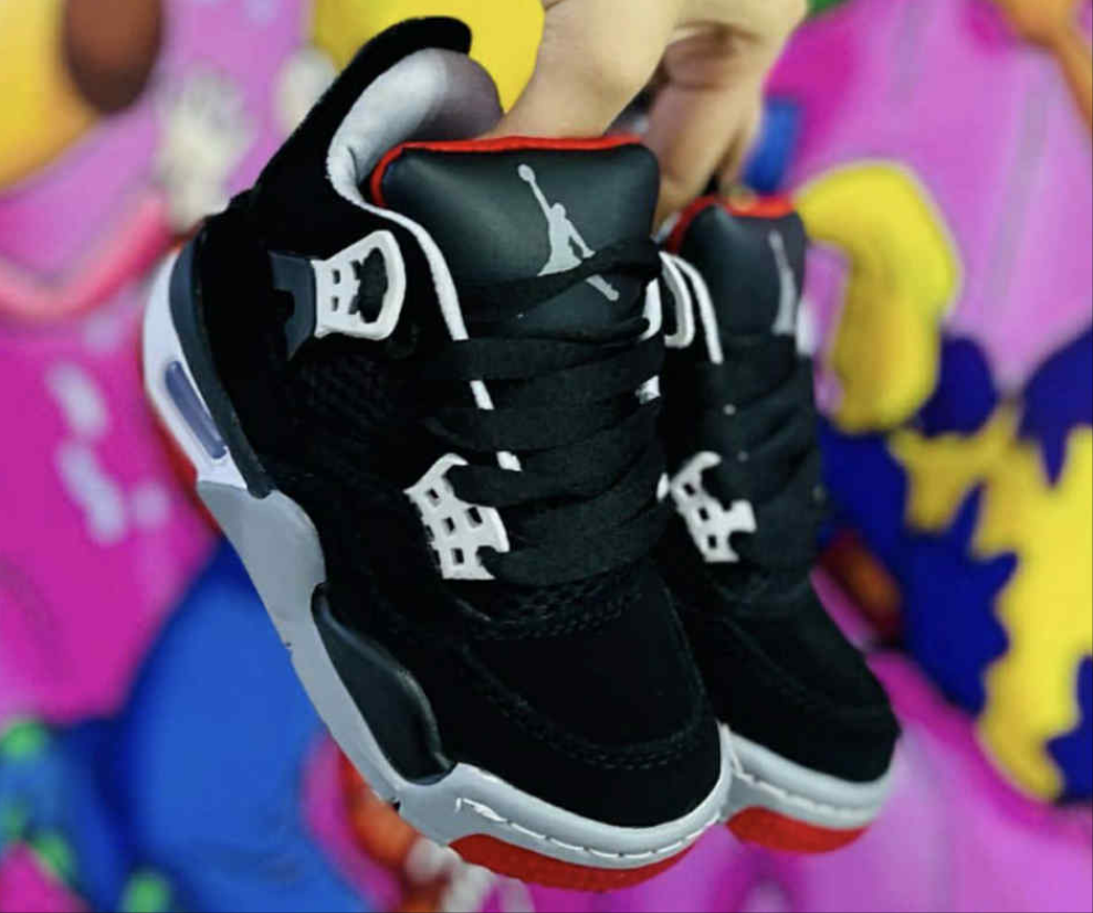 Kids black/Grey jordans