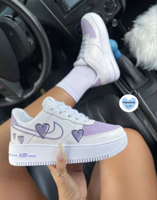 Womens Purple heart nikes