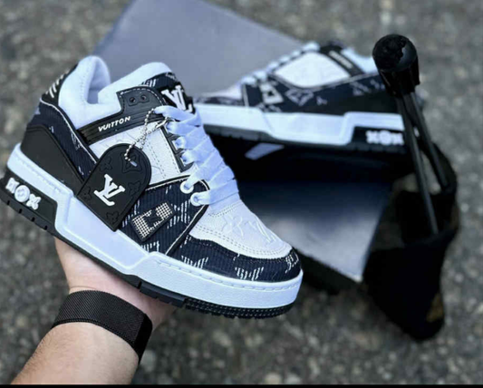 Womens white/ black LV