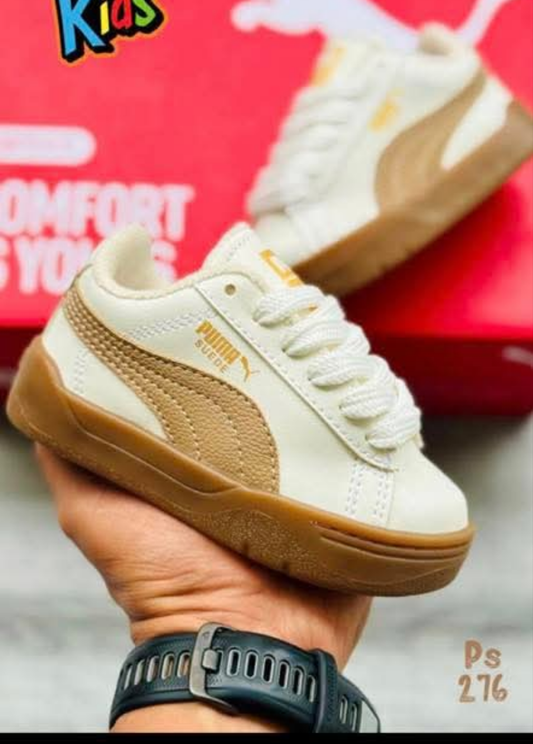 Kids brown puma