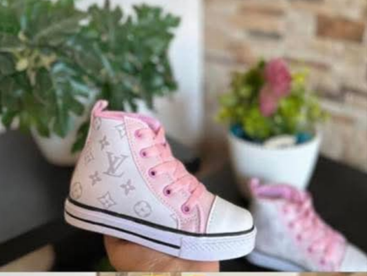 Kids white/pink lv