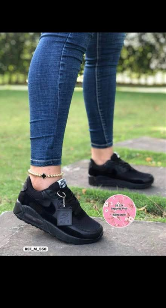 Womens black nike air