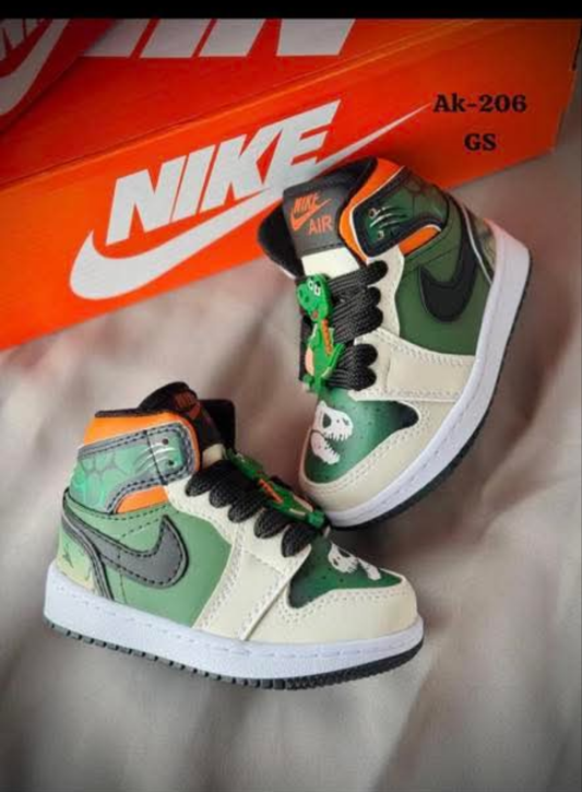 Kids dinosaur nikes