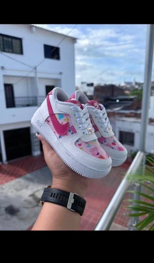 Womens peppa pig white/pink dunks