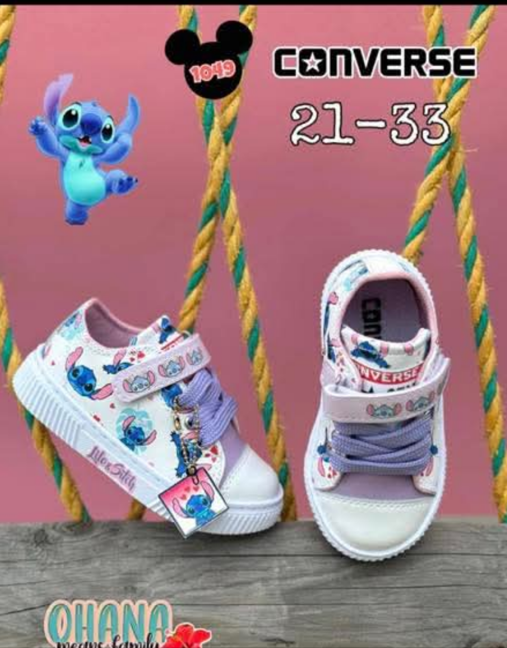 Kids stitch converse