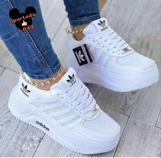 Womens white Adidas