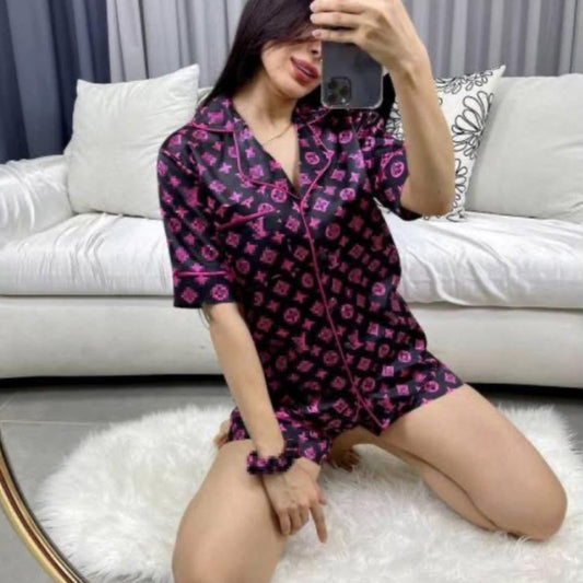 Black & Pink LV pajamas