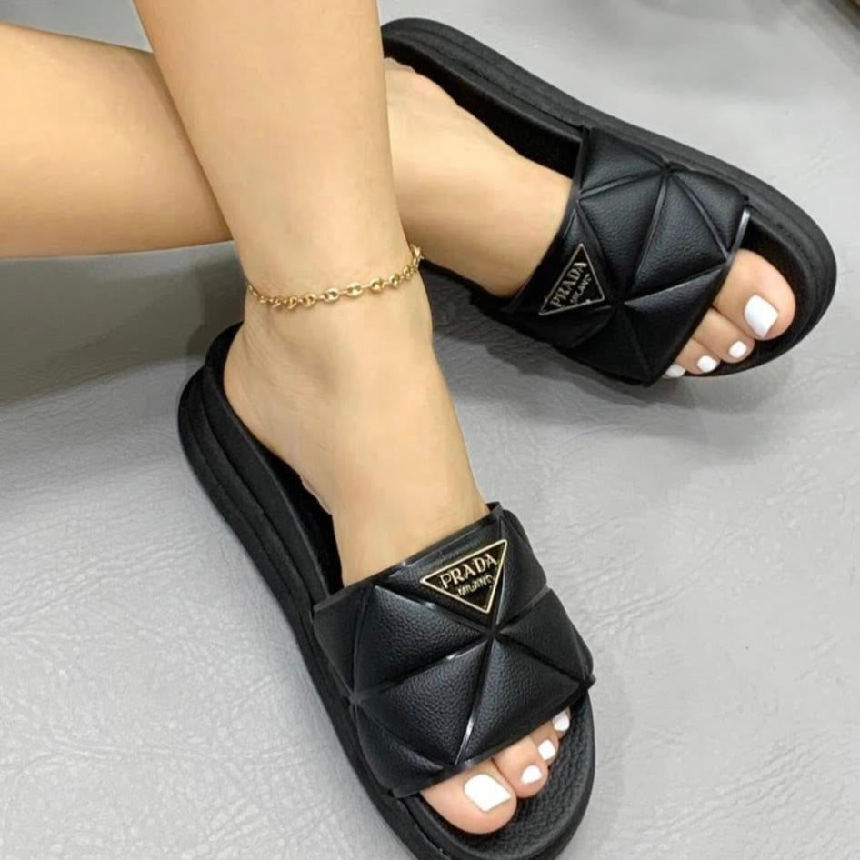 Black Prada Sandals