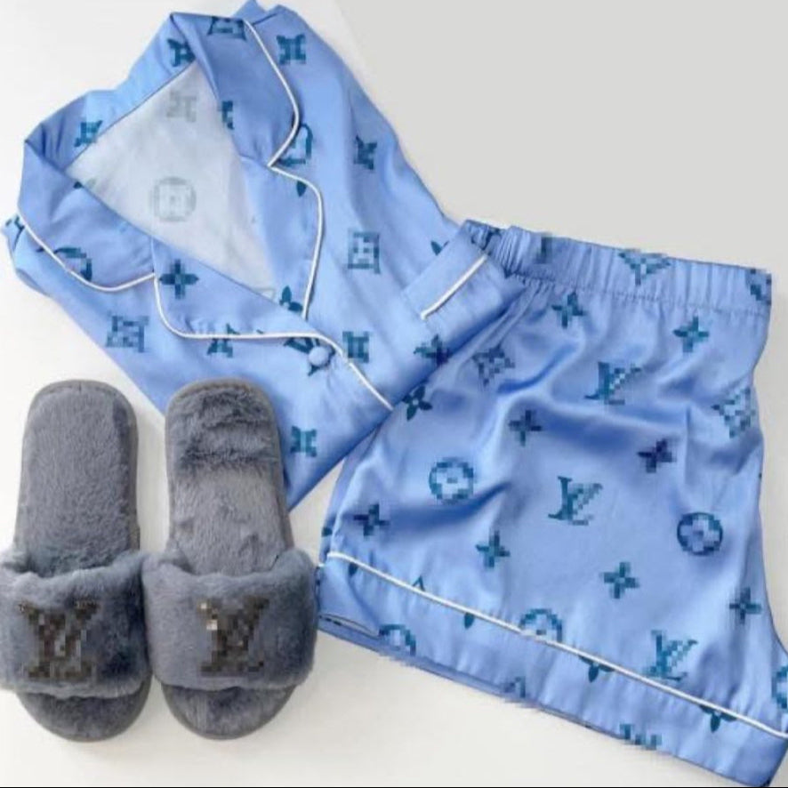 Blue LV pajamas