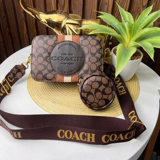 Dark Brown Coach Crossbody