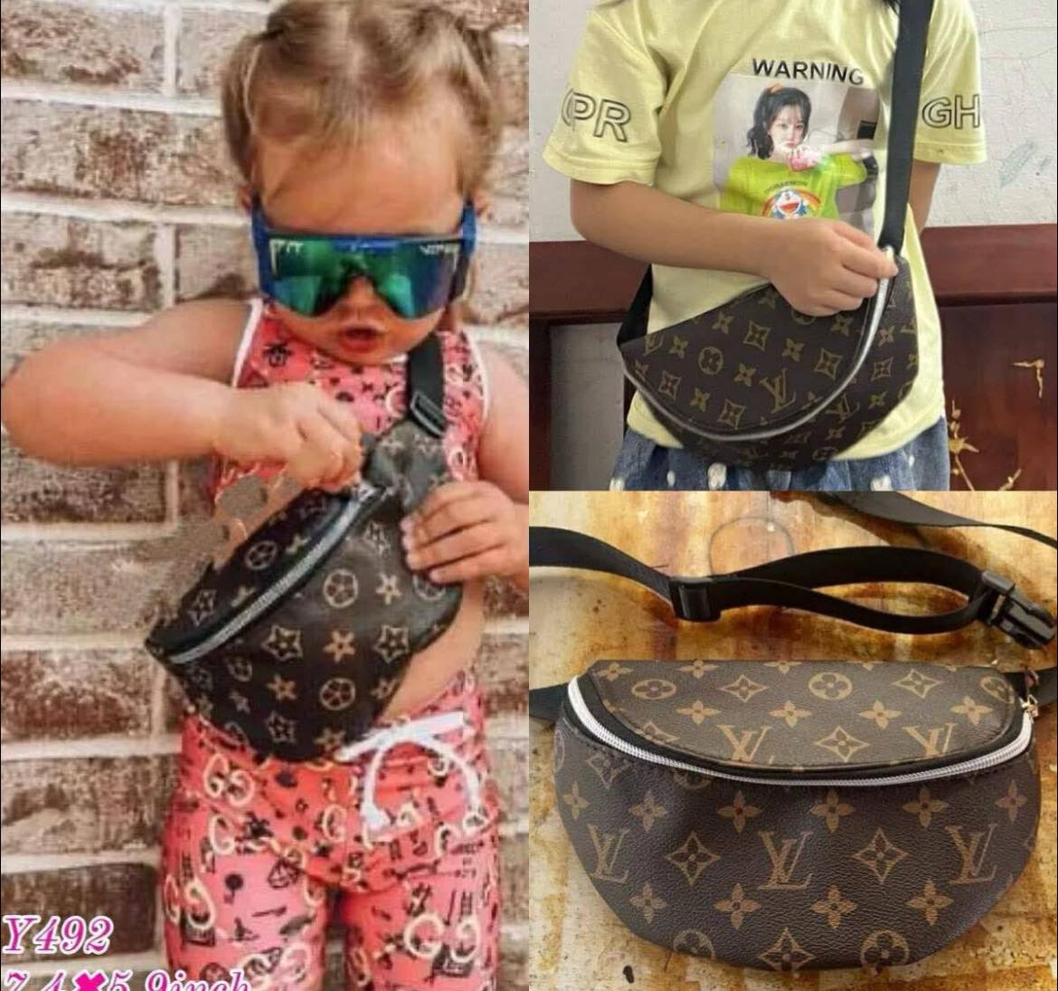 Kids LV Belt bag