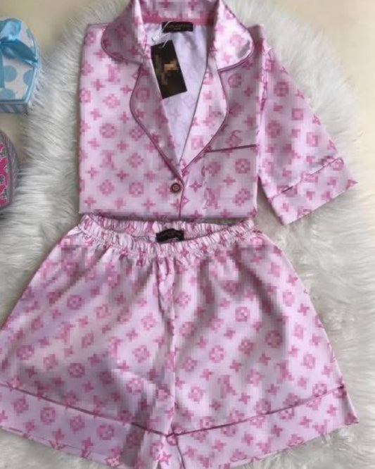 Light PInk Lv pajamas