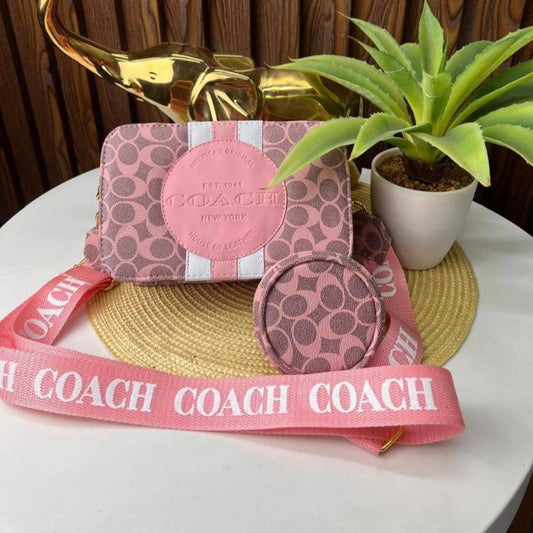 Pink Coach Crossbody