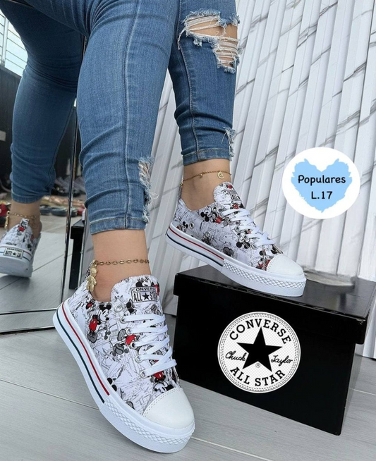 Womens mickey mouse converse