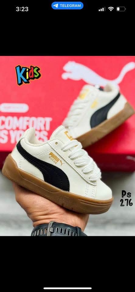 Kids black puma