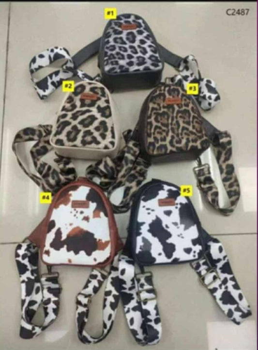 Wrangler animal print cross body