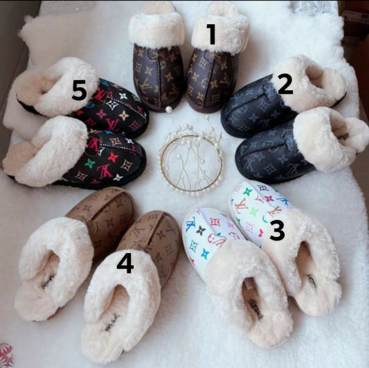Kids LV UGG slippers